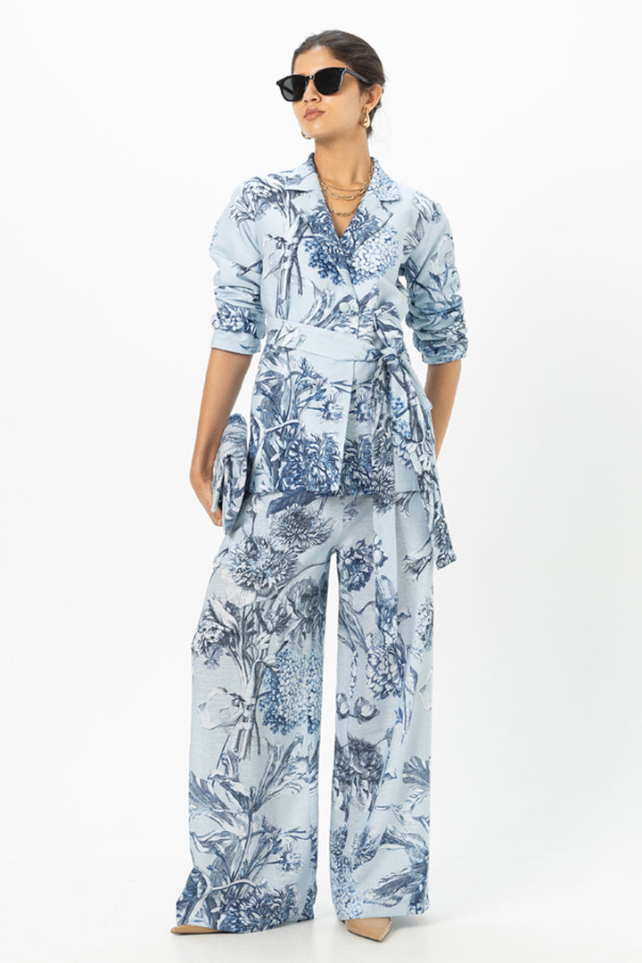 Bianca Wrap Blazer Set