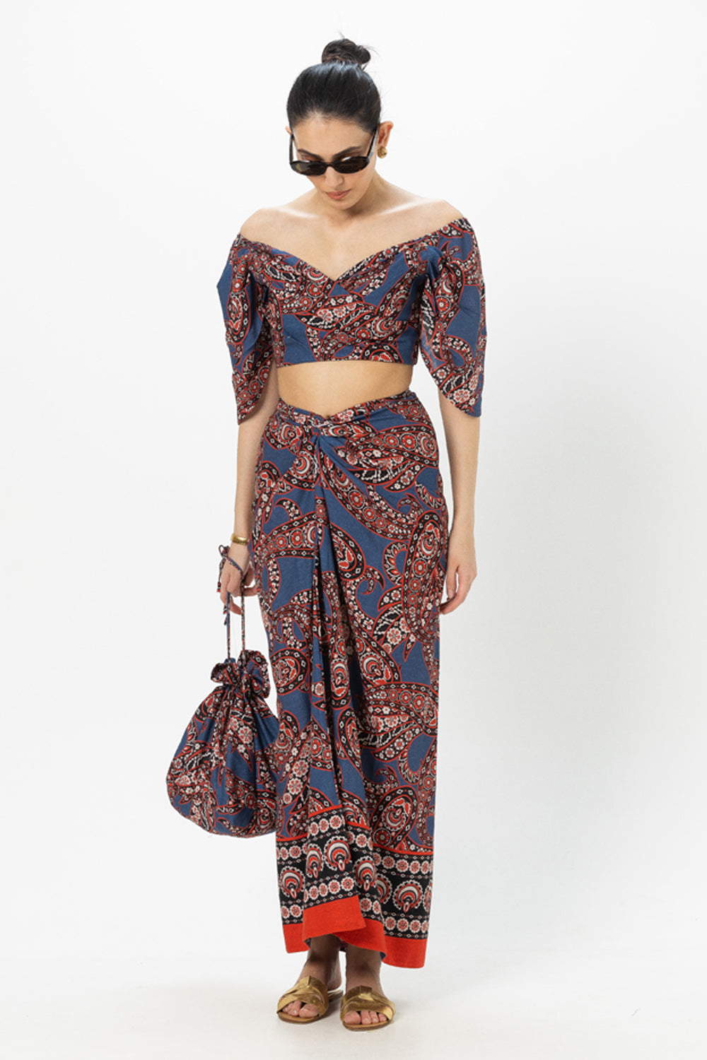 Deniz Tulip Skirt Set