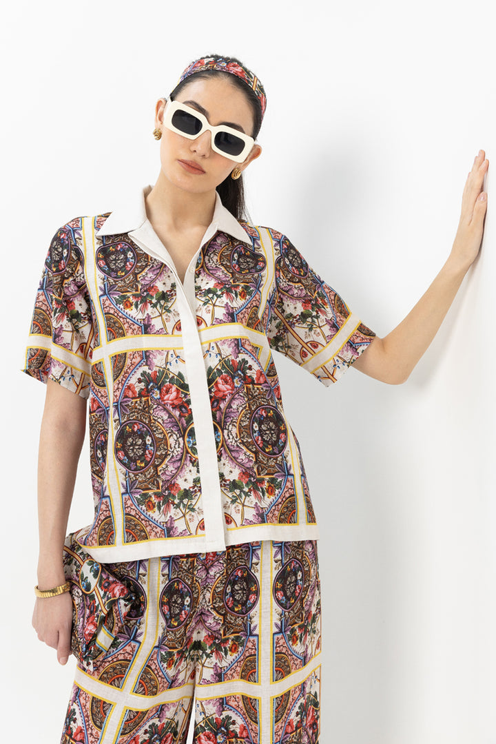 Rococo- White Co-ord Set