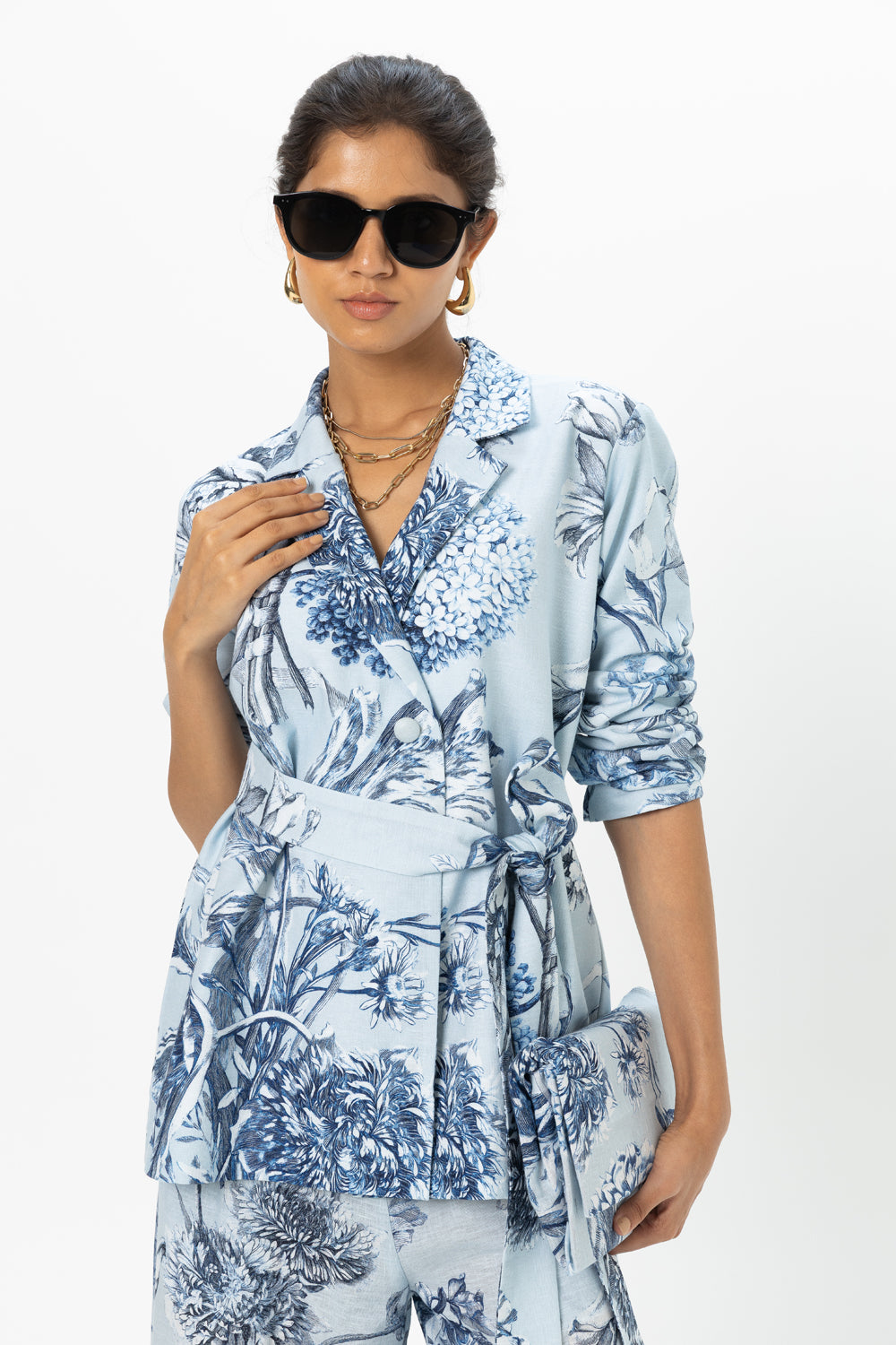 Bianca Wrap Blazer Set