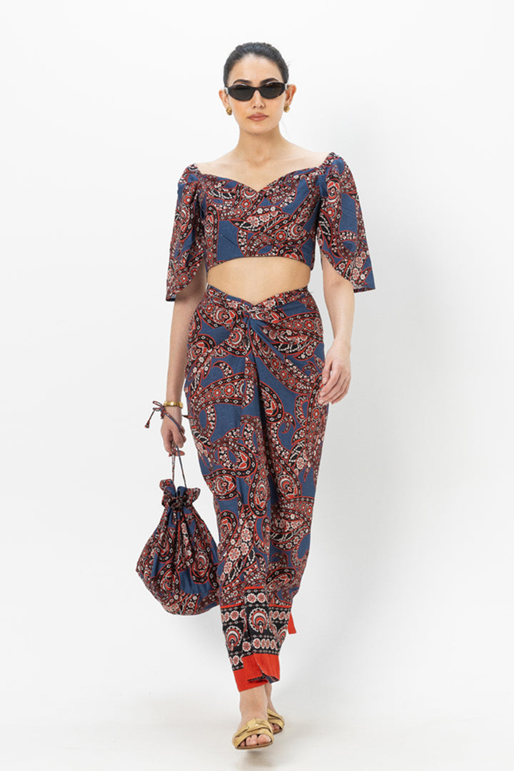 Deniz Tulip Skirt Set