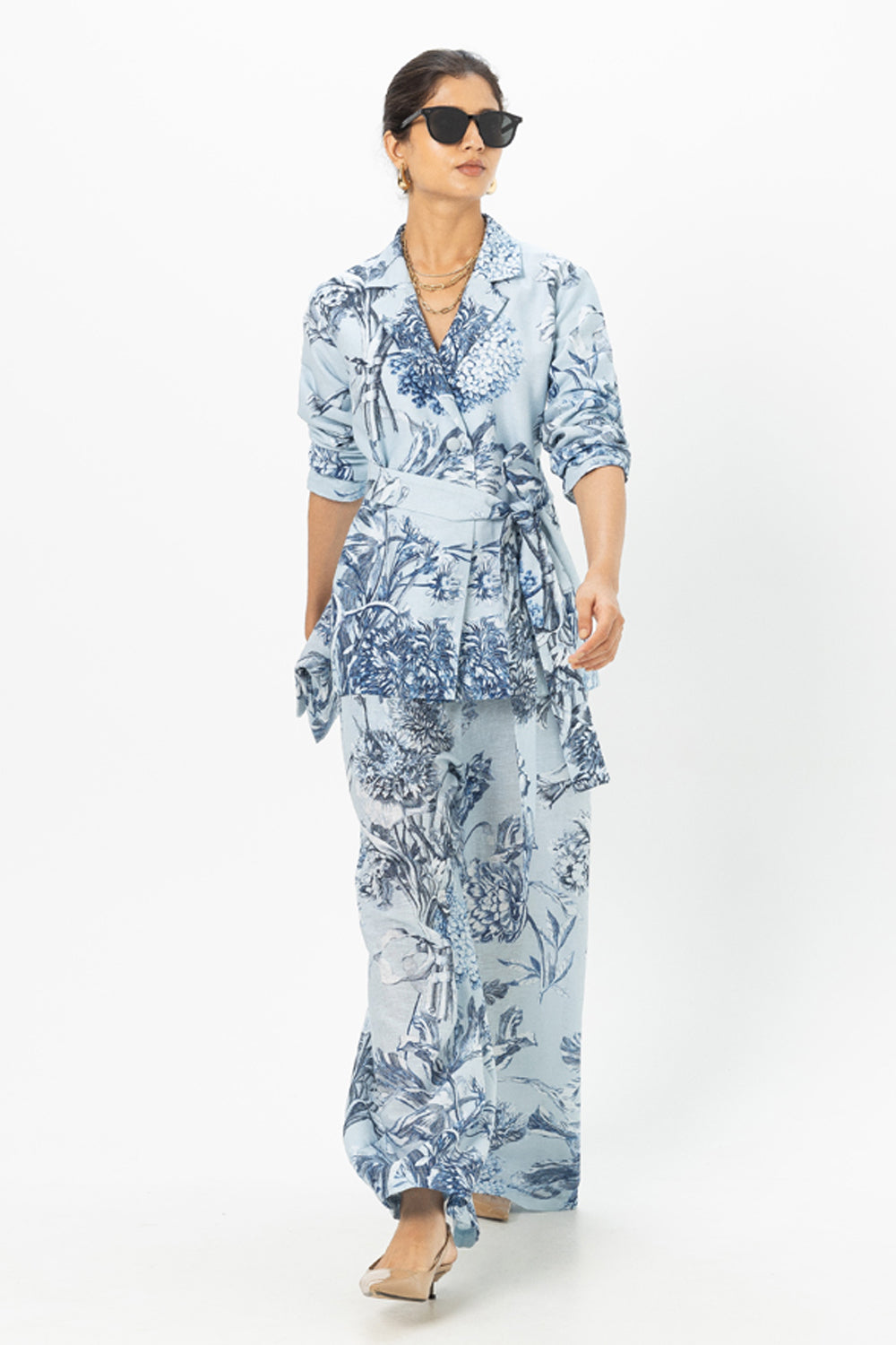 Bianca Wrap Blazer Set