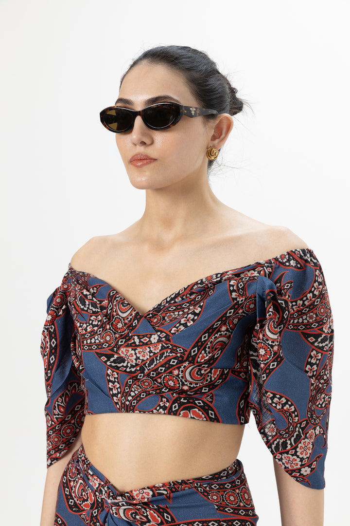 Deniz Tulip Skirt Set