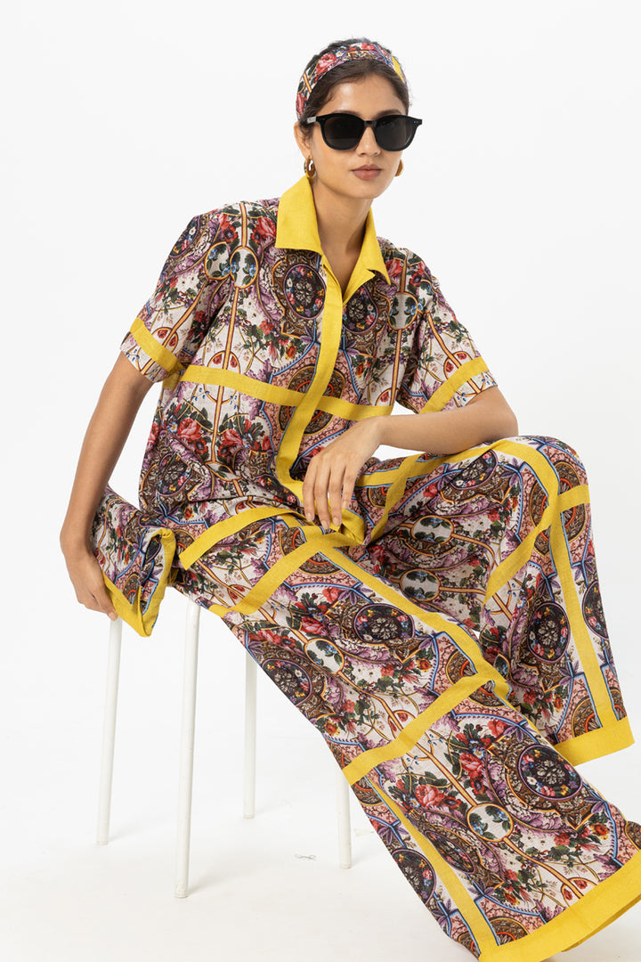Rococo Yellow Co-ord Set