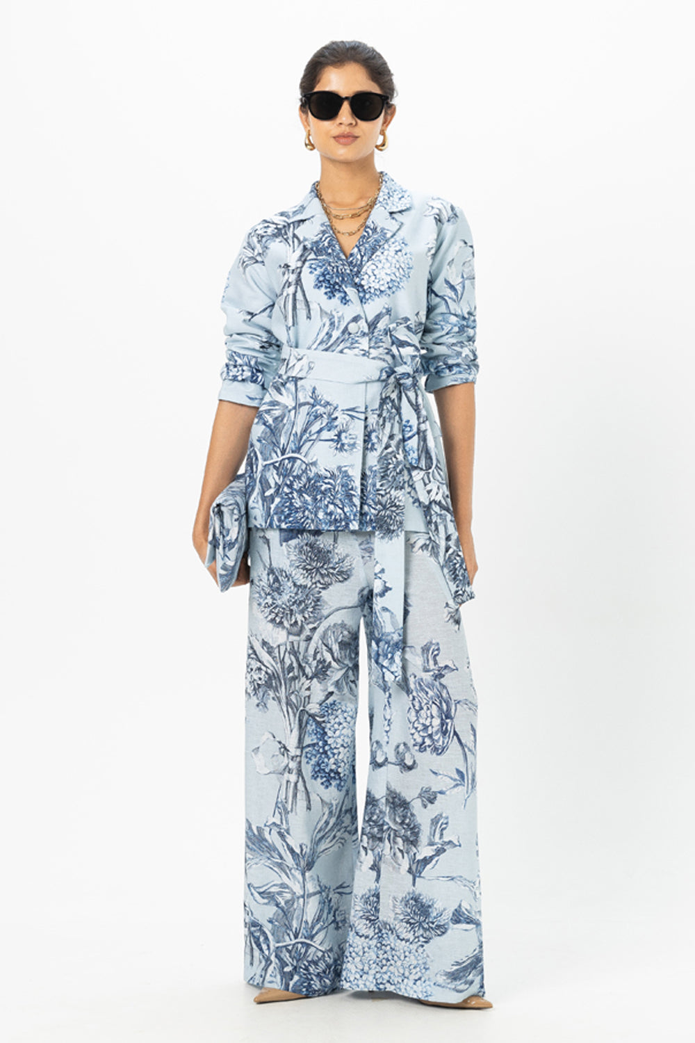 Bianca Wrap Blazer Set