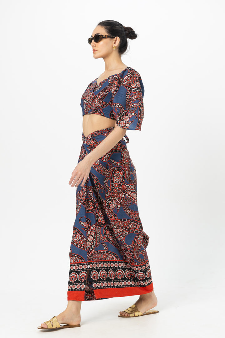 Deniz Tulip Skirt Set
