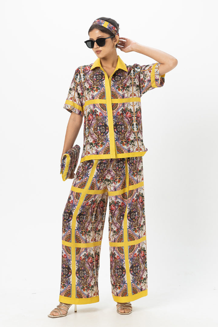 Rococo Yellow Co-ord Set