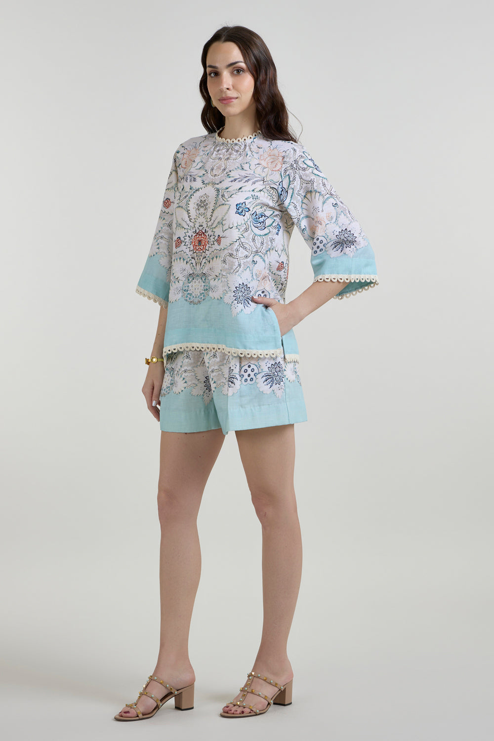 Tyla Tunic Shorts Set