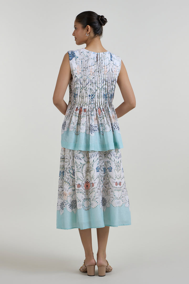 Tyla Accordion Skirt Set