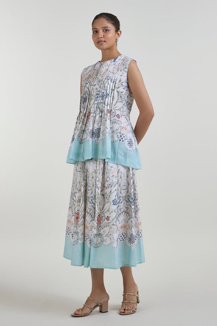 Tyla Accordion Skirt Set