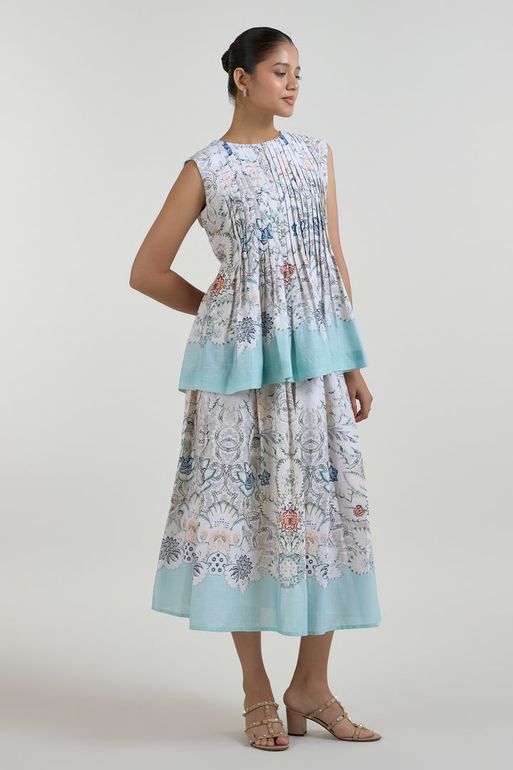 Tyla Accordion Skirt Set