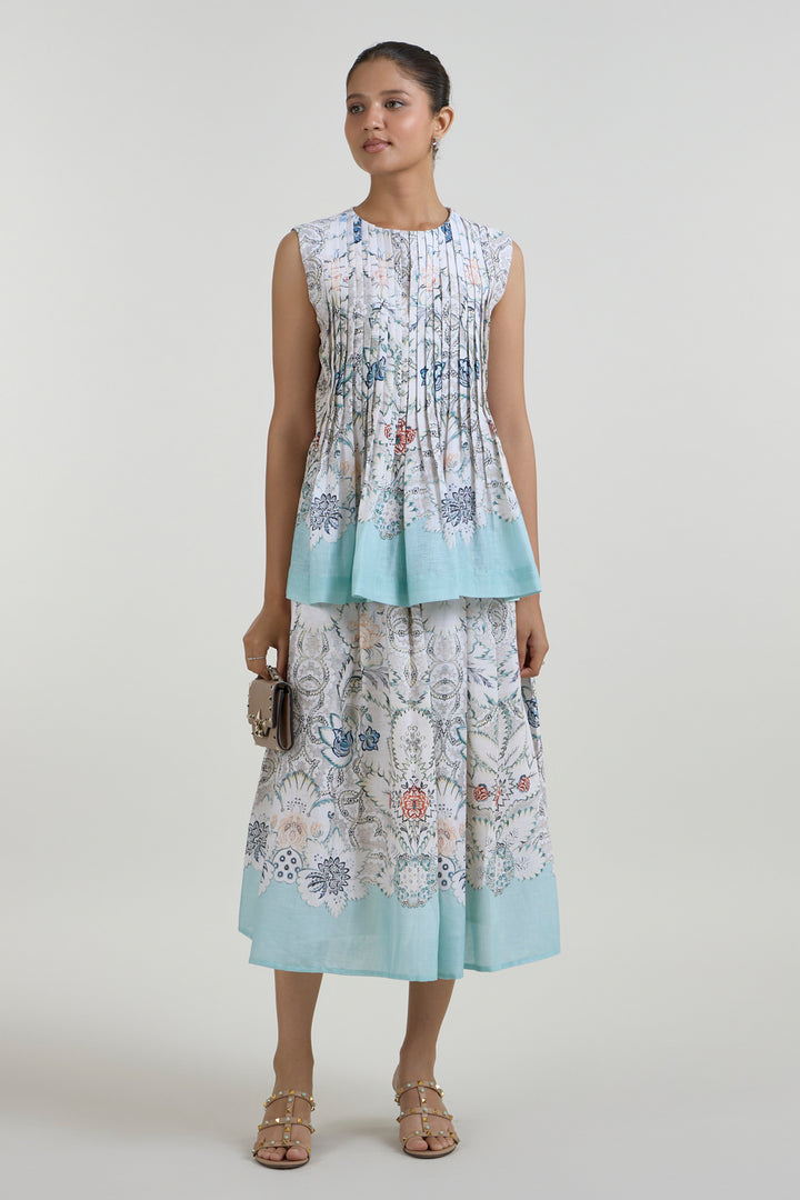 Tyla Accordion Skirt Set