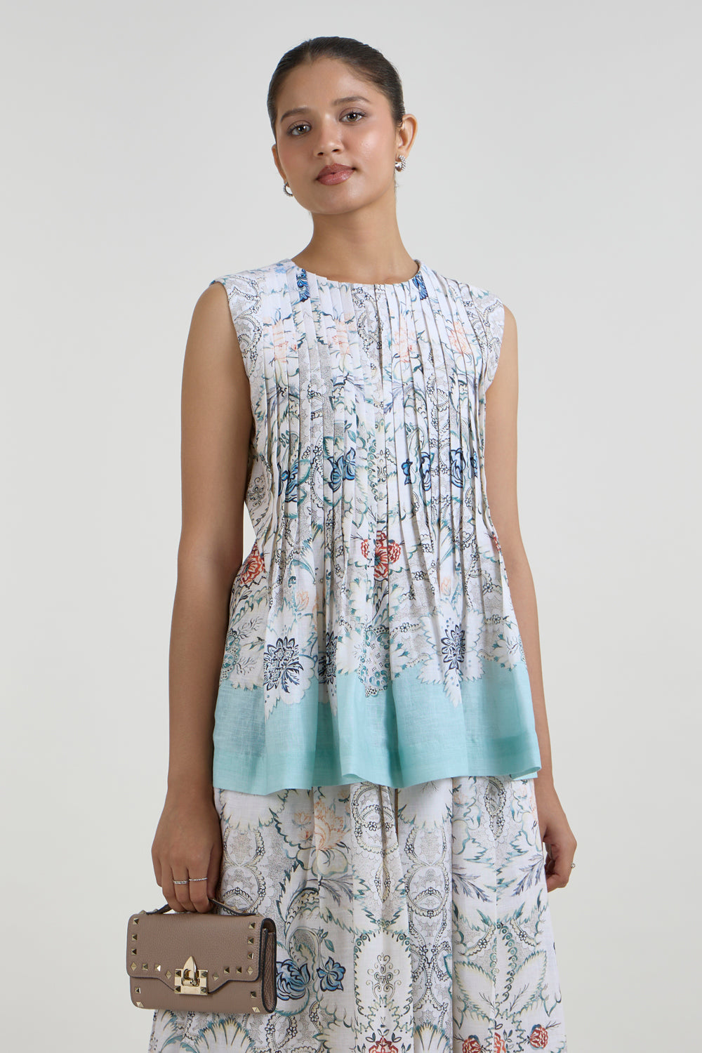 Tyla Accordion Skirt Set