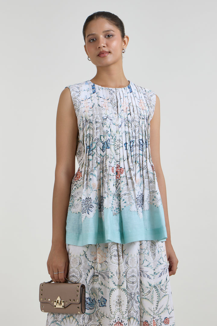 Tyla Accordion Skirt Set
