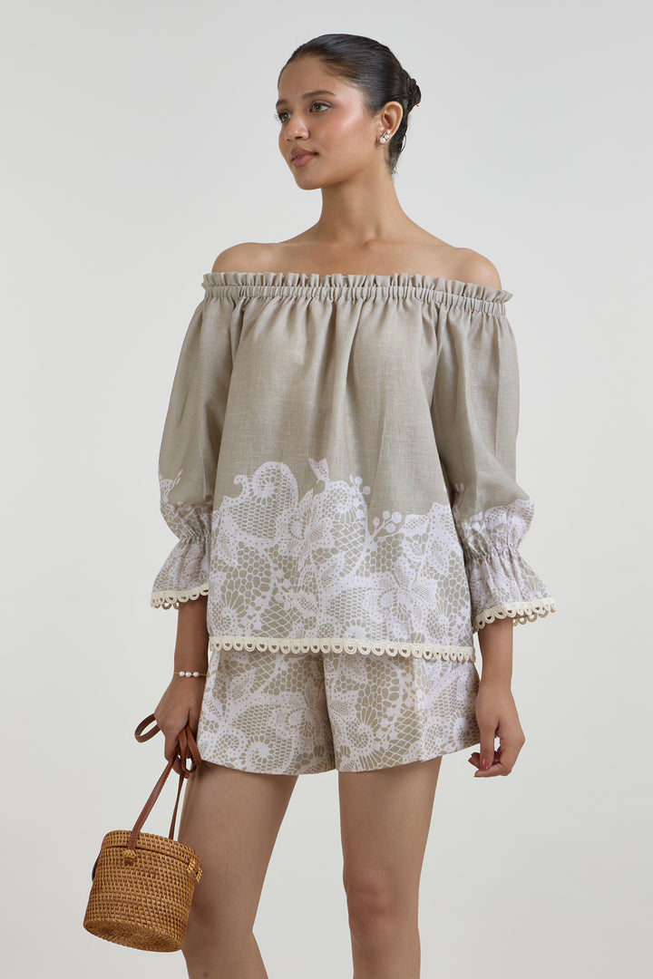 Lucy Off-Shoulder Set