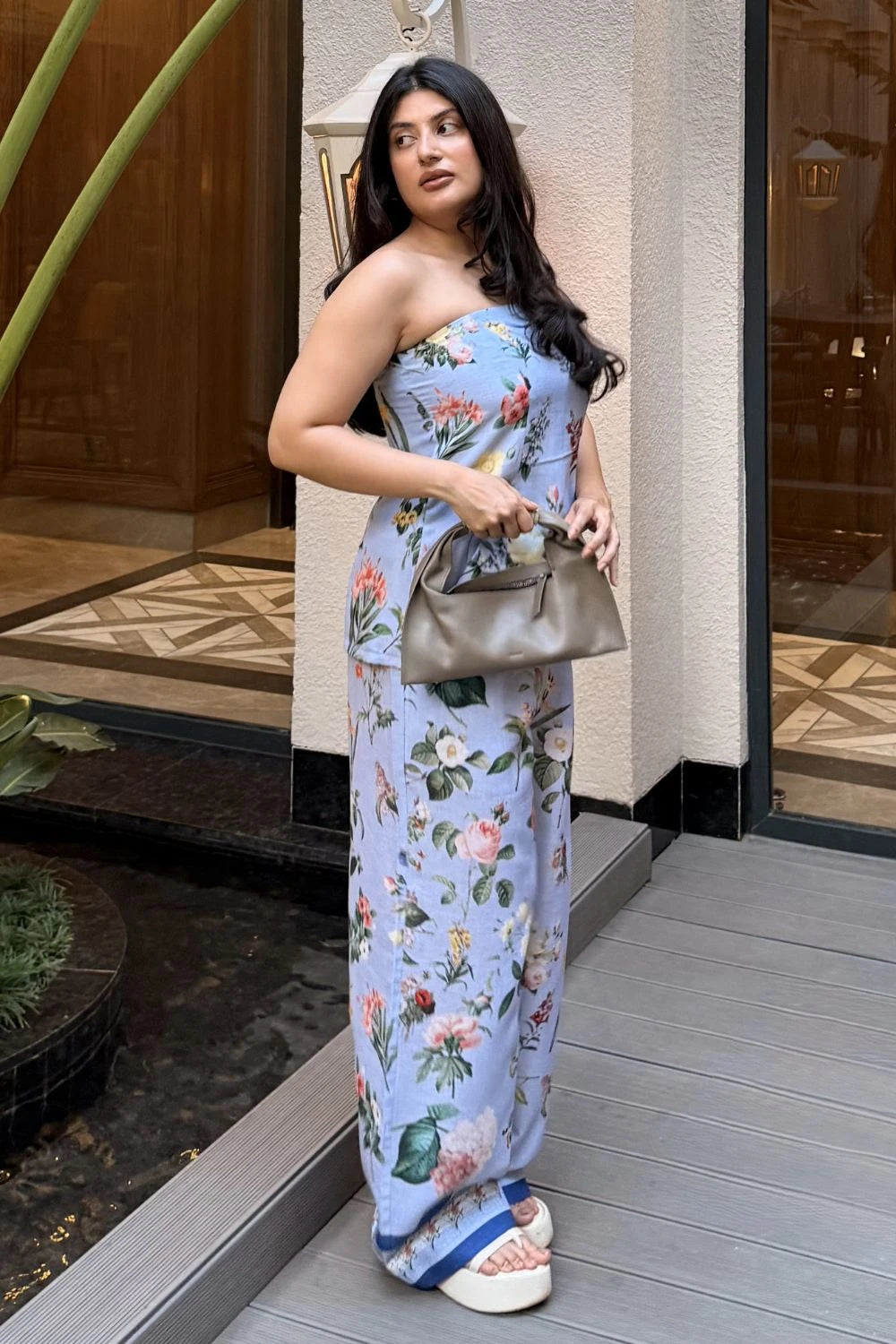 Trishala Sikka In Our Blaire Strapless Set