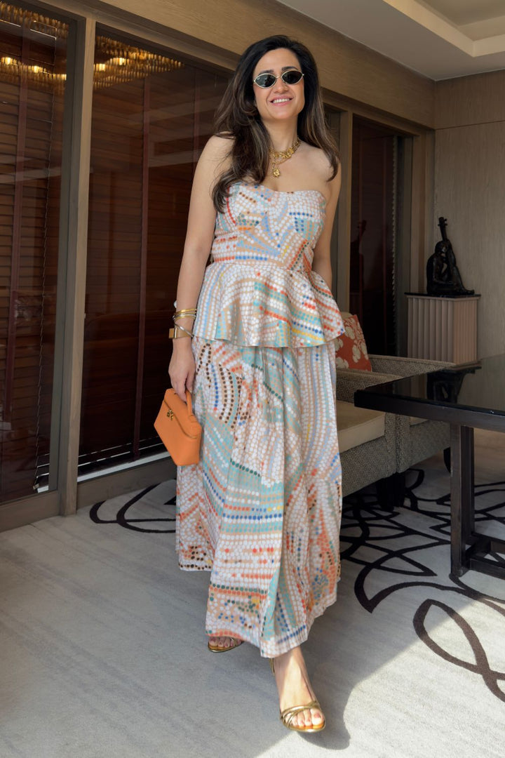 Mitali Wadhwa In Our Daphne Peplum Skirt Set