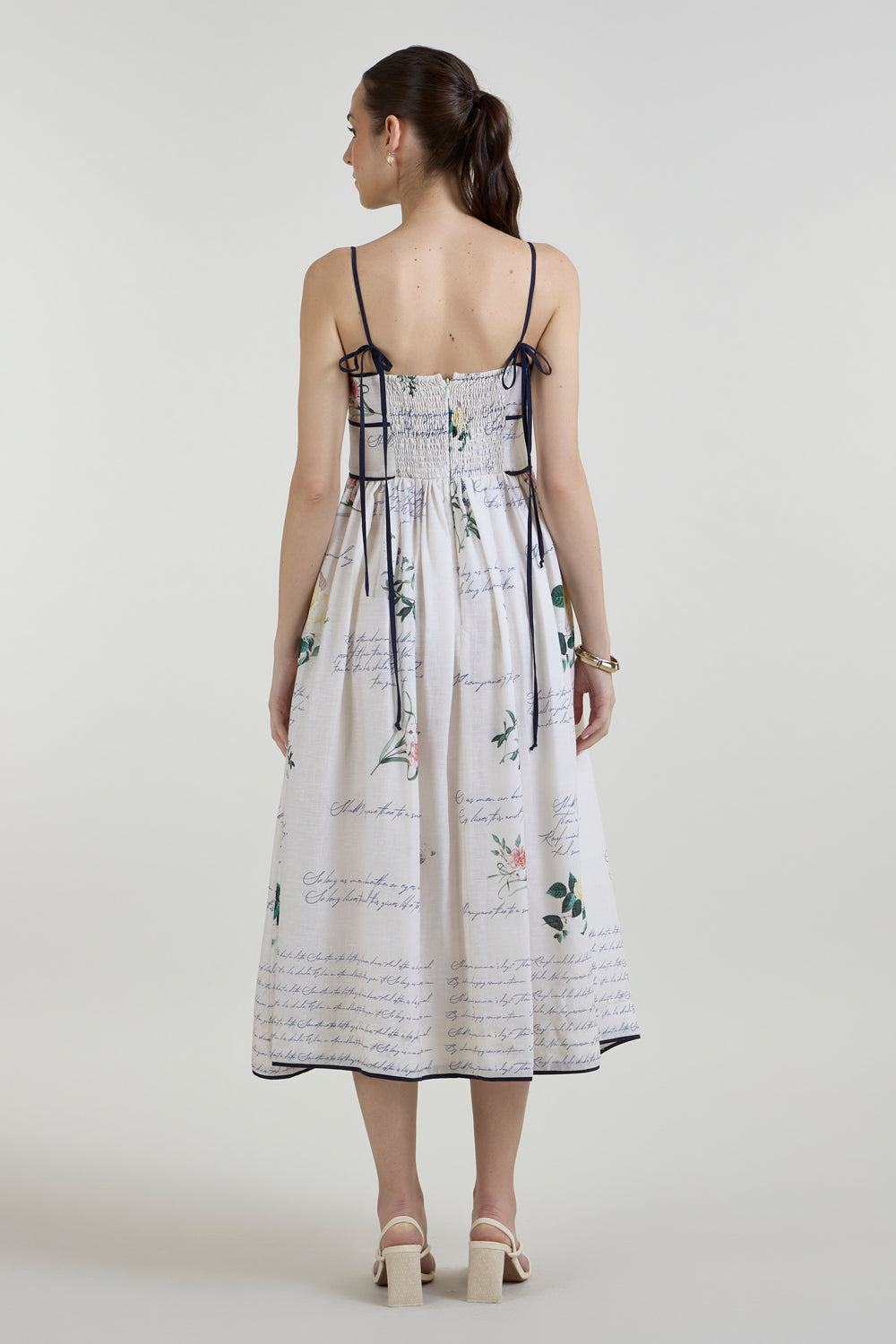 Poetry Strappy Midi Dress