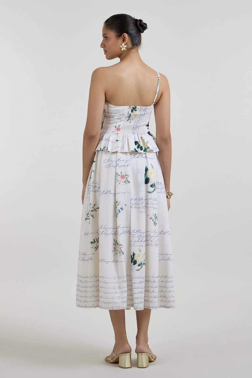 Poetry Strappy Midi Dress