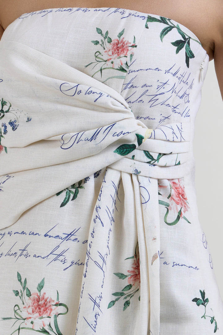 Poetry Strapless Set