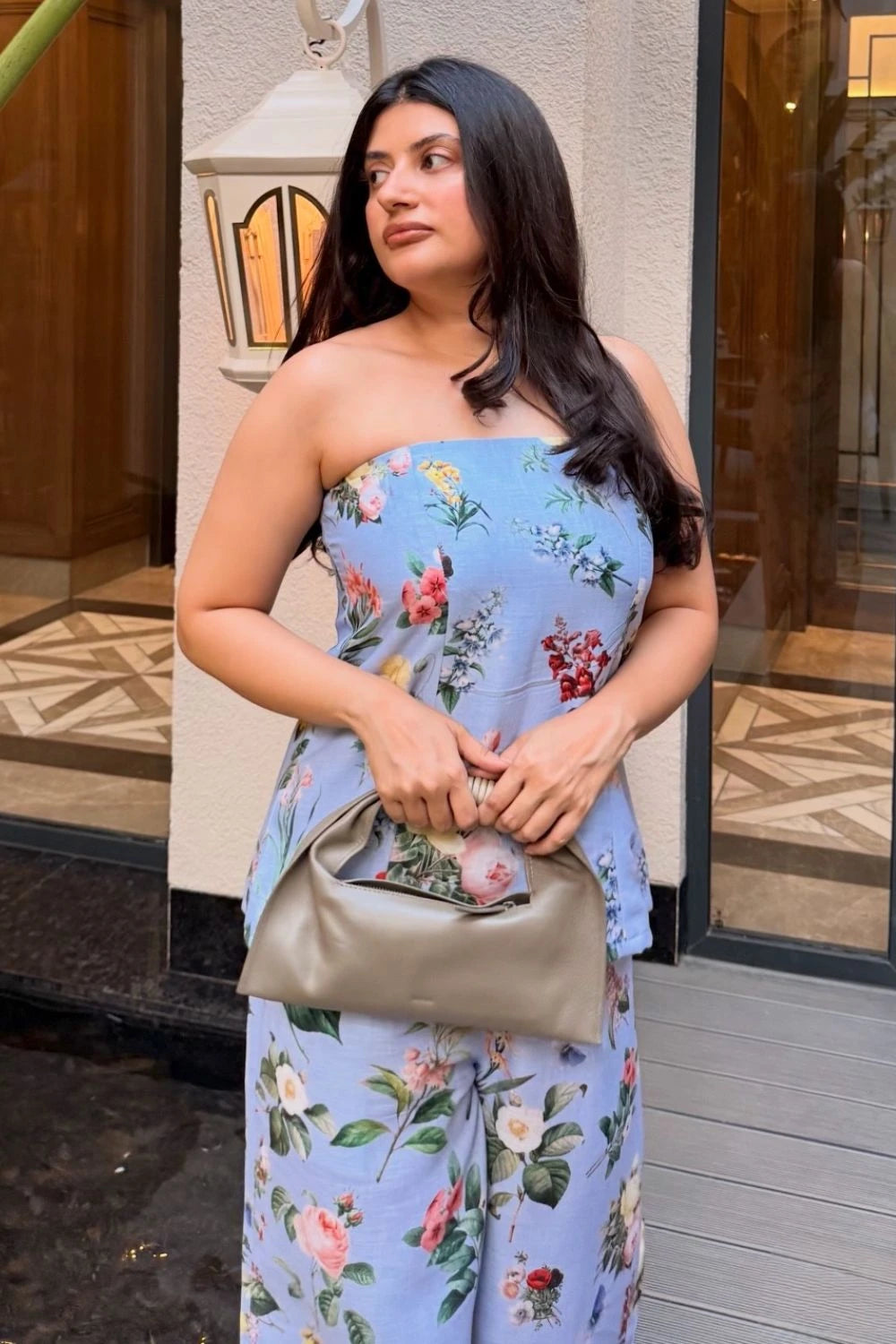 Trishala Sikka In Our Blaire Strapless Set