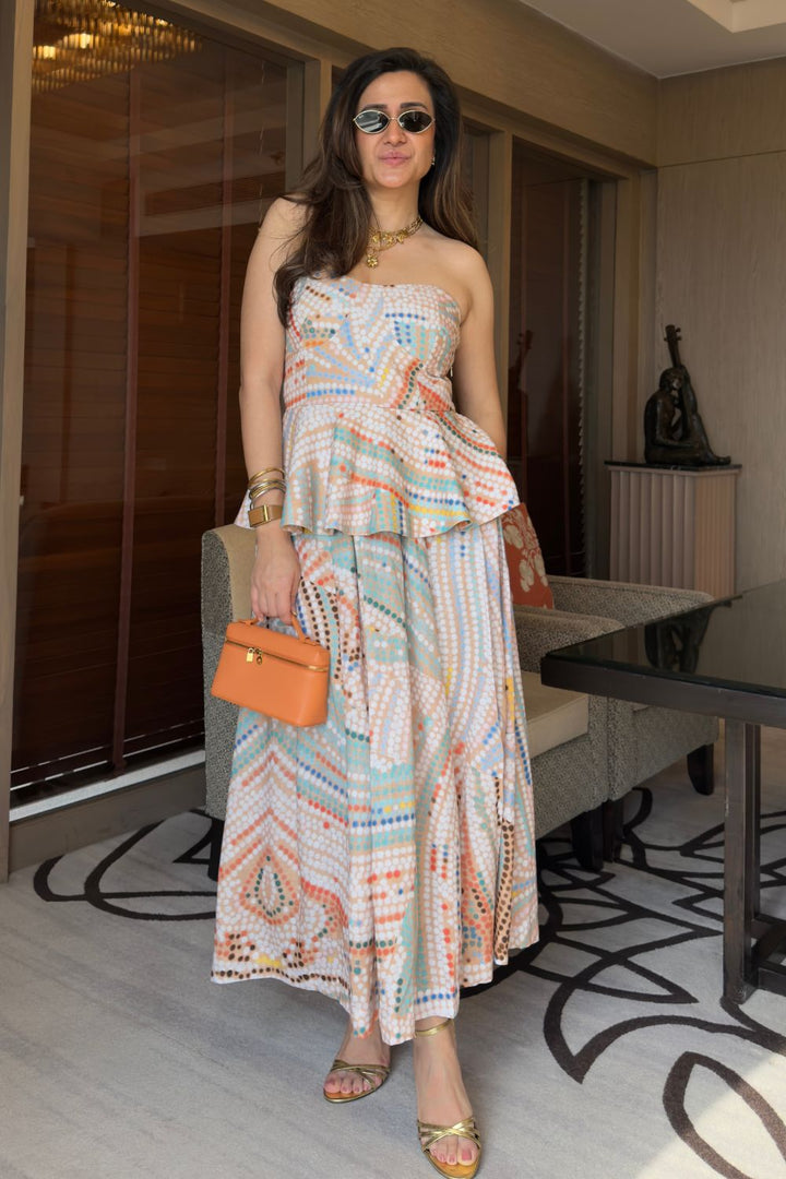 Mitali Wadhwa In Our Daphne Peplum Skirt Set