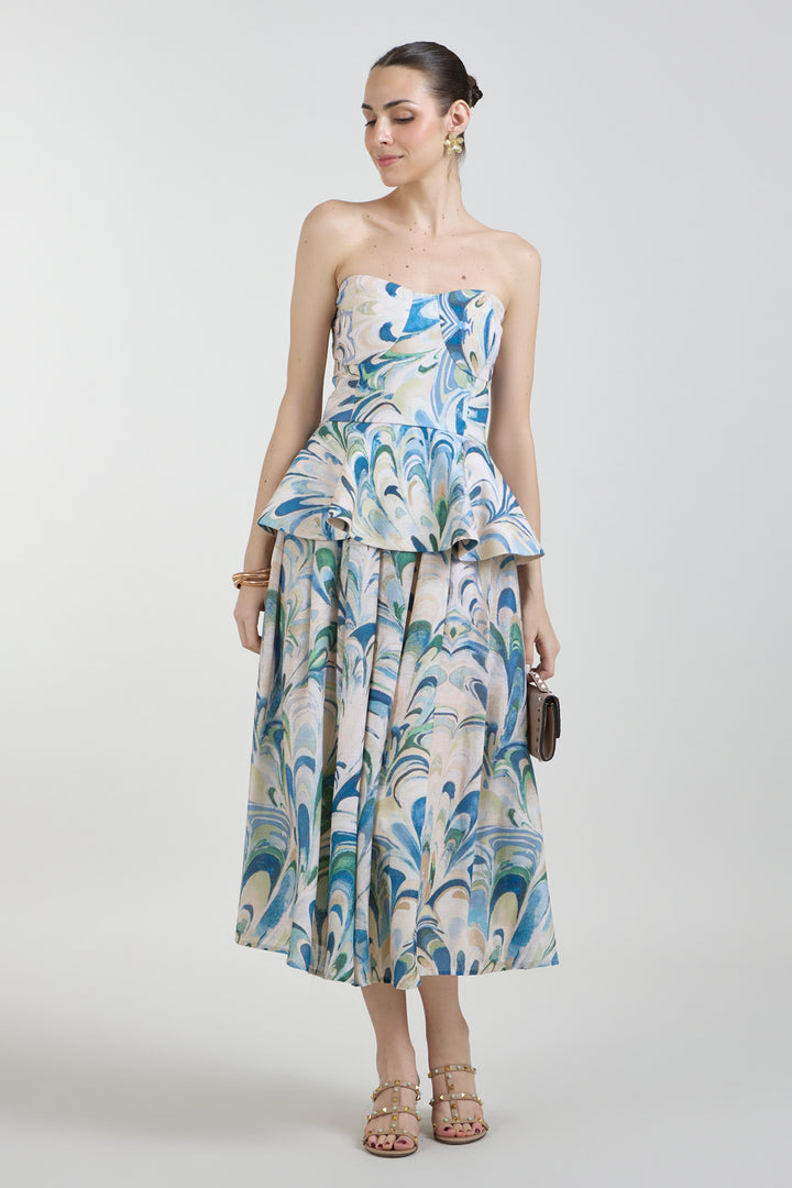 Penelope Peplum Skirt Set