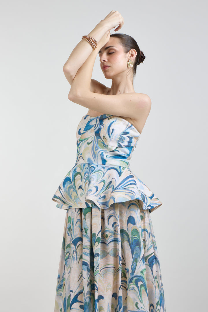 Penelope Peplum Skirt Set