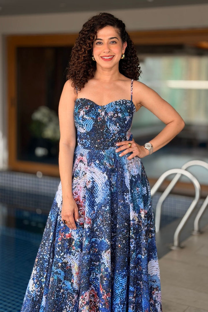 Kamiya Jani In Our Mosaic Strappy Dress