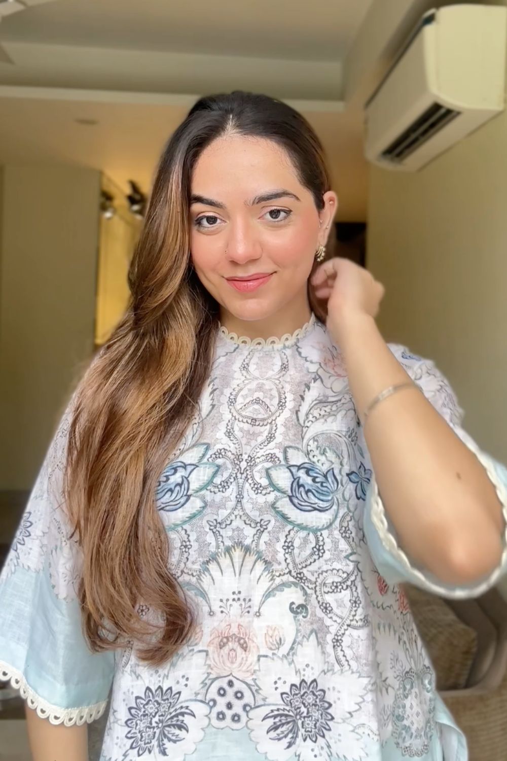 Prabhnoor Kaur Grover In Our Tyla Tunic Pants Set