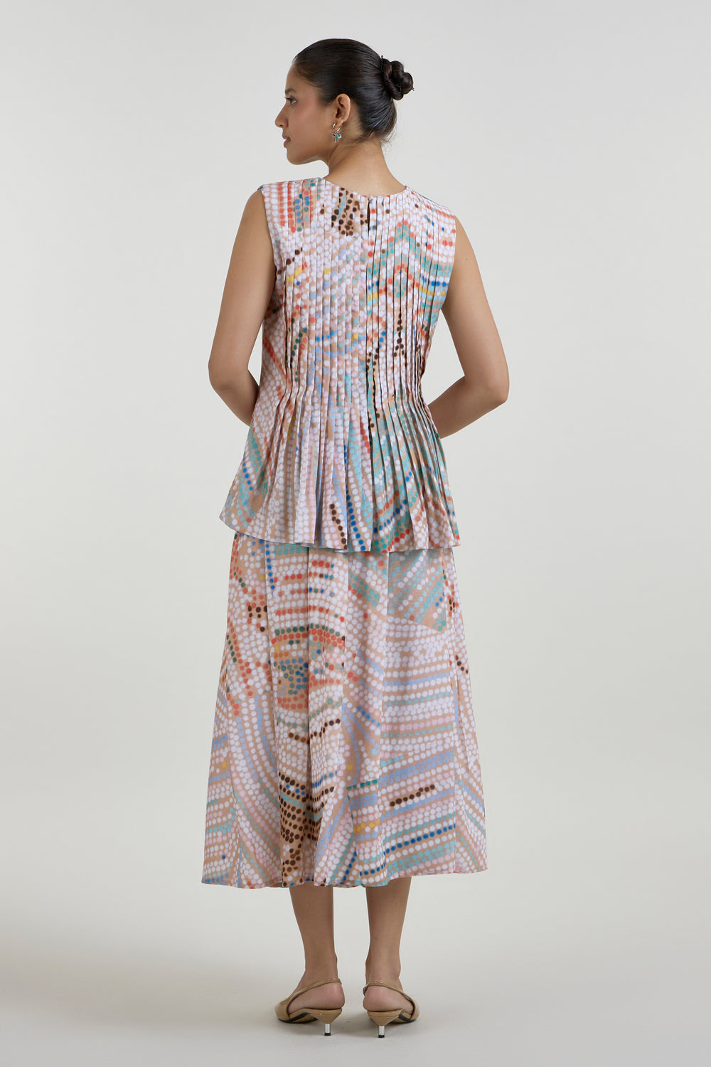 Daphne Accordion Skirt Set