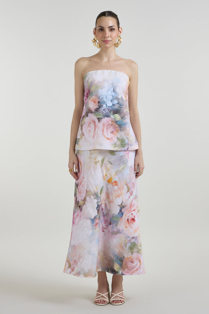 Saachi Bhasin In Our Olivia Strapless 2-1 Dress