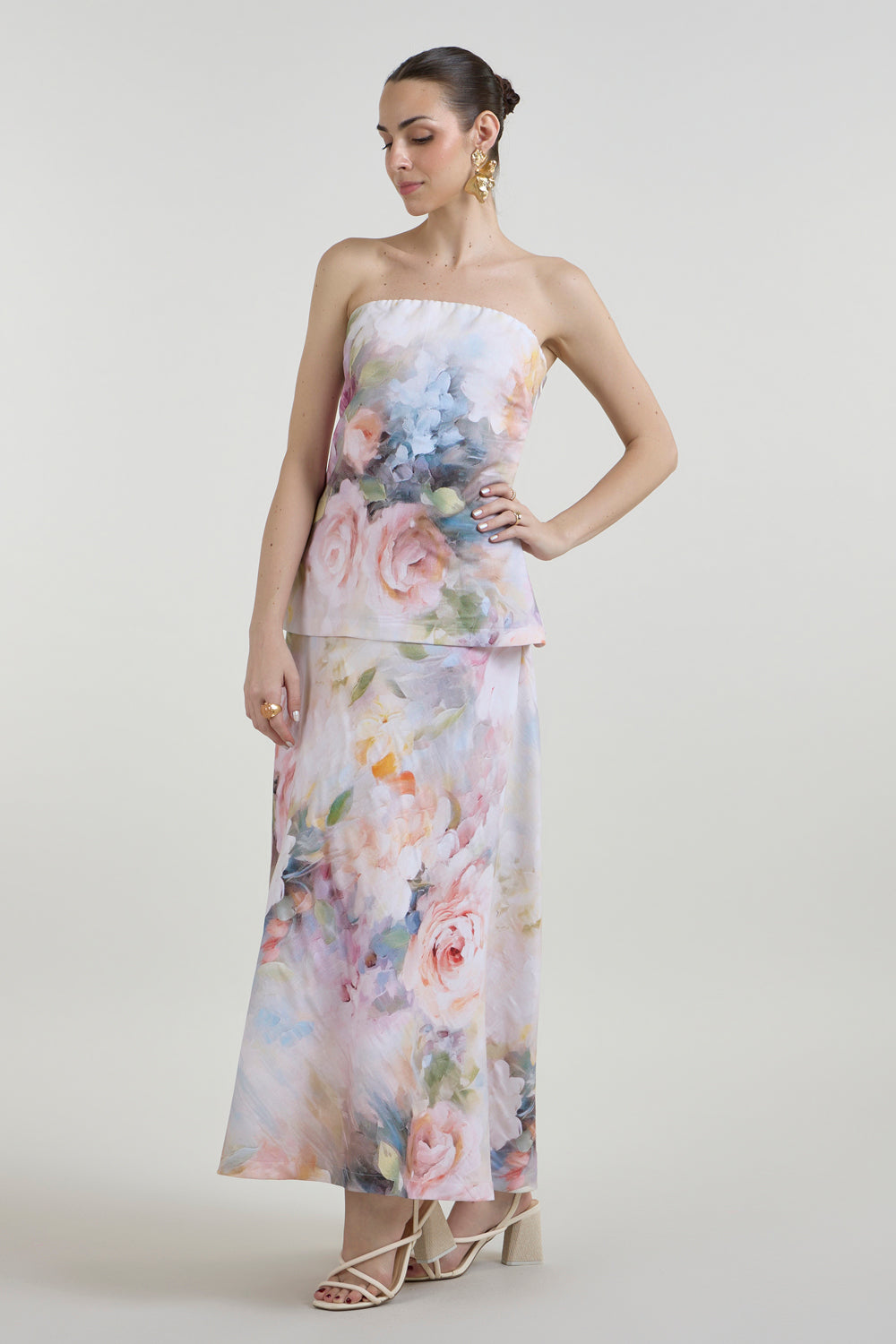 Saachi Bhasin In Our Olivia Strapless 2-1 Dress