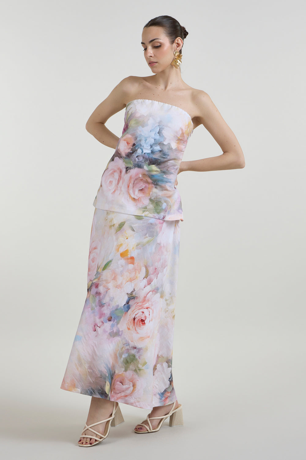 Saachi Bhasin In Our Olivia Strapless 2-1 Dress