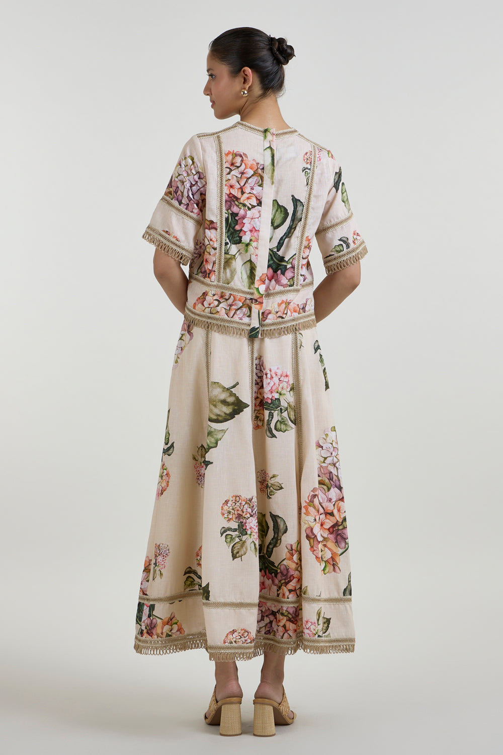 Hazel Raafia Skirt Set