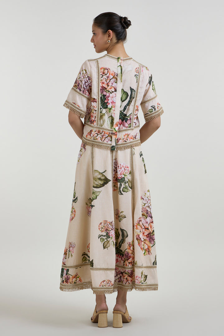Hazel Raafia Skirt Set