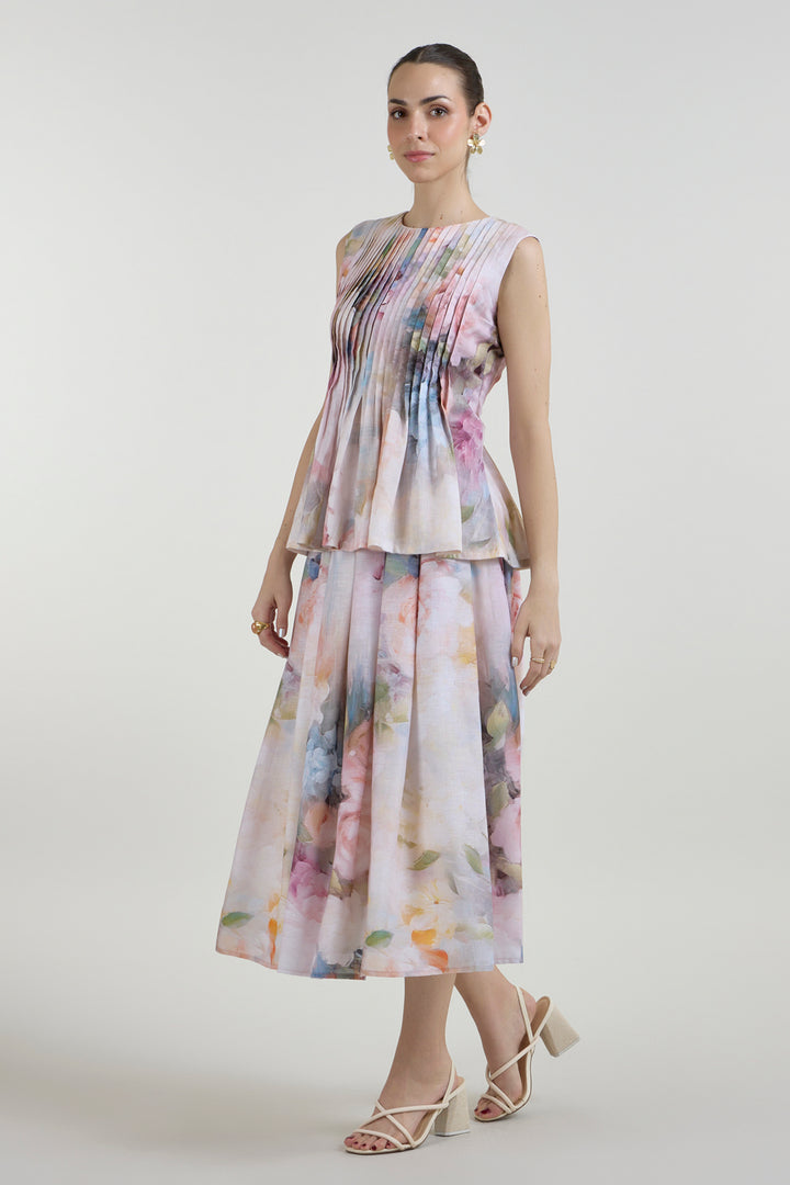 Olivia Accordion Skirt Set