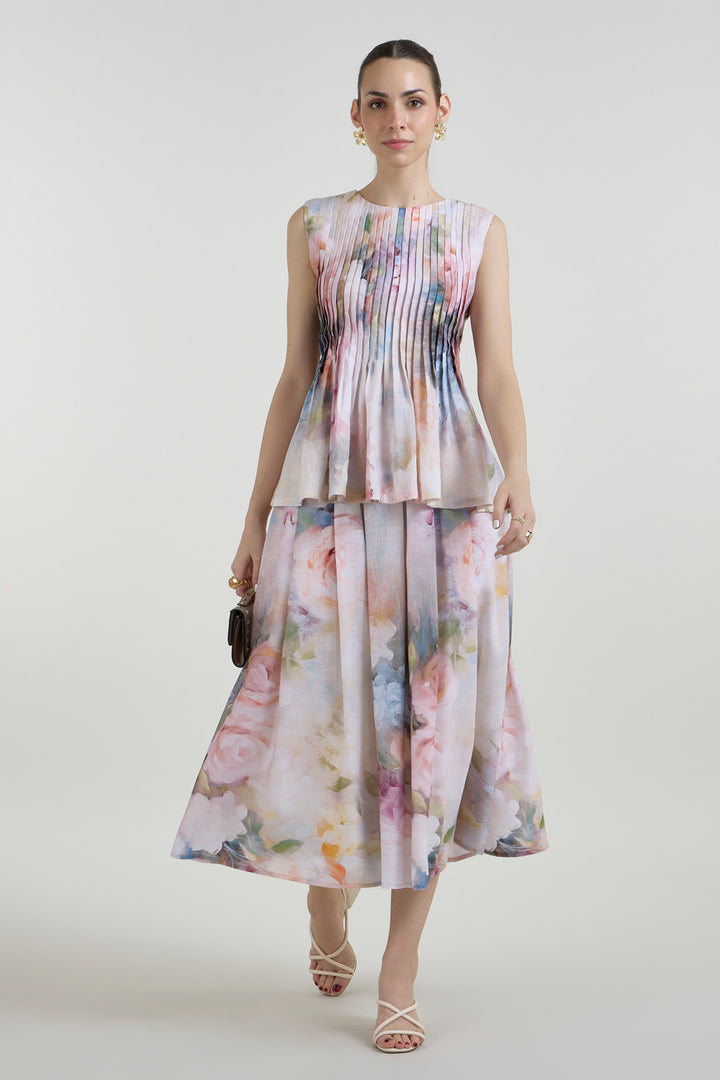 Olivia Accordion Skirt Set