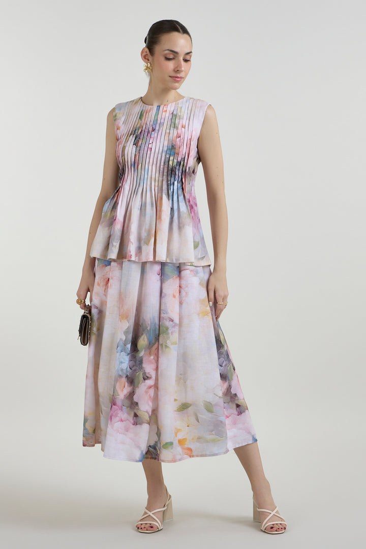 Olivia Accordion Skirt Set