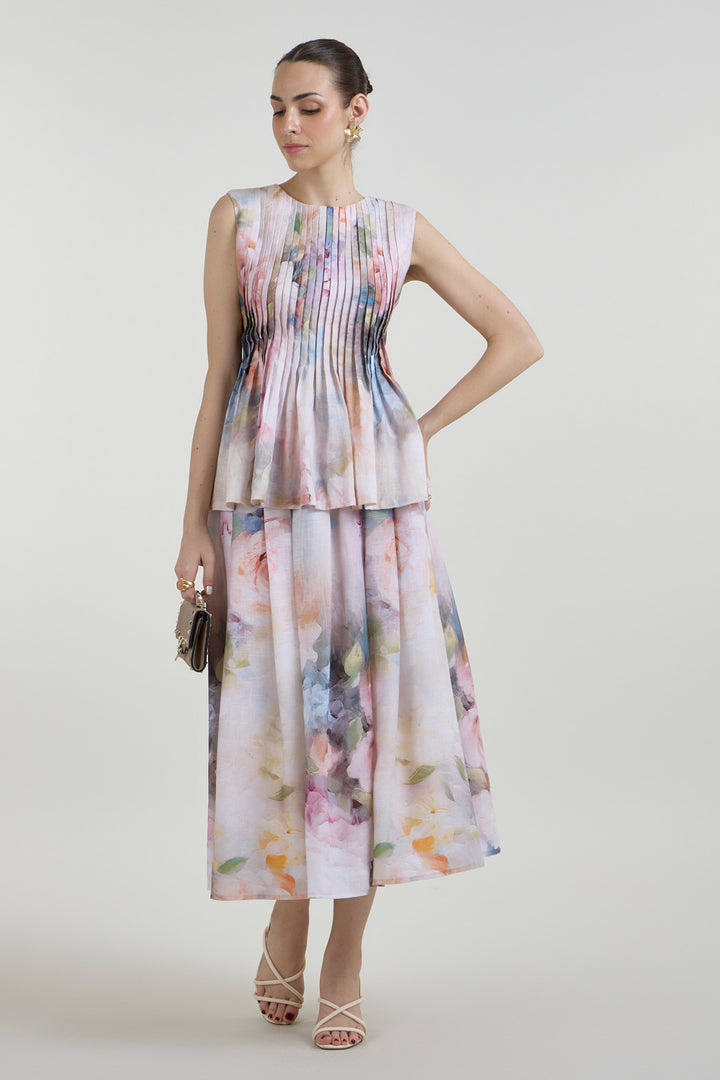 Olivia Accordion Skirt Set
