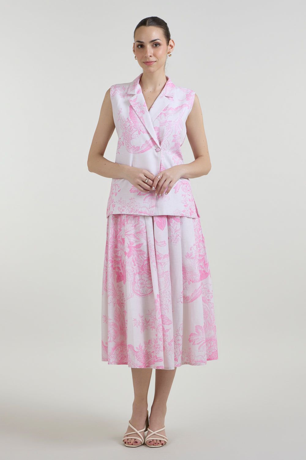 Saachi Bhasin In Our Rosia Blazer Skirt Set
