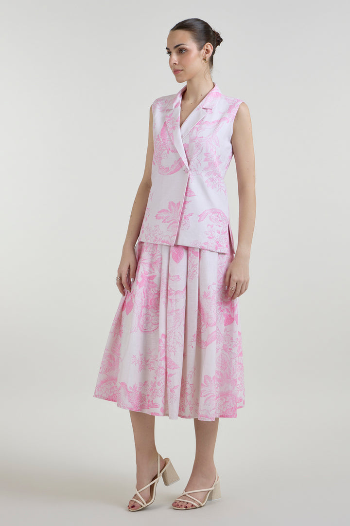 Saachi Bhasin In Our Rosia Blazer Skirt Set