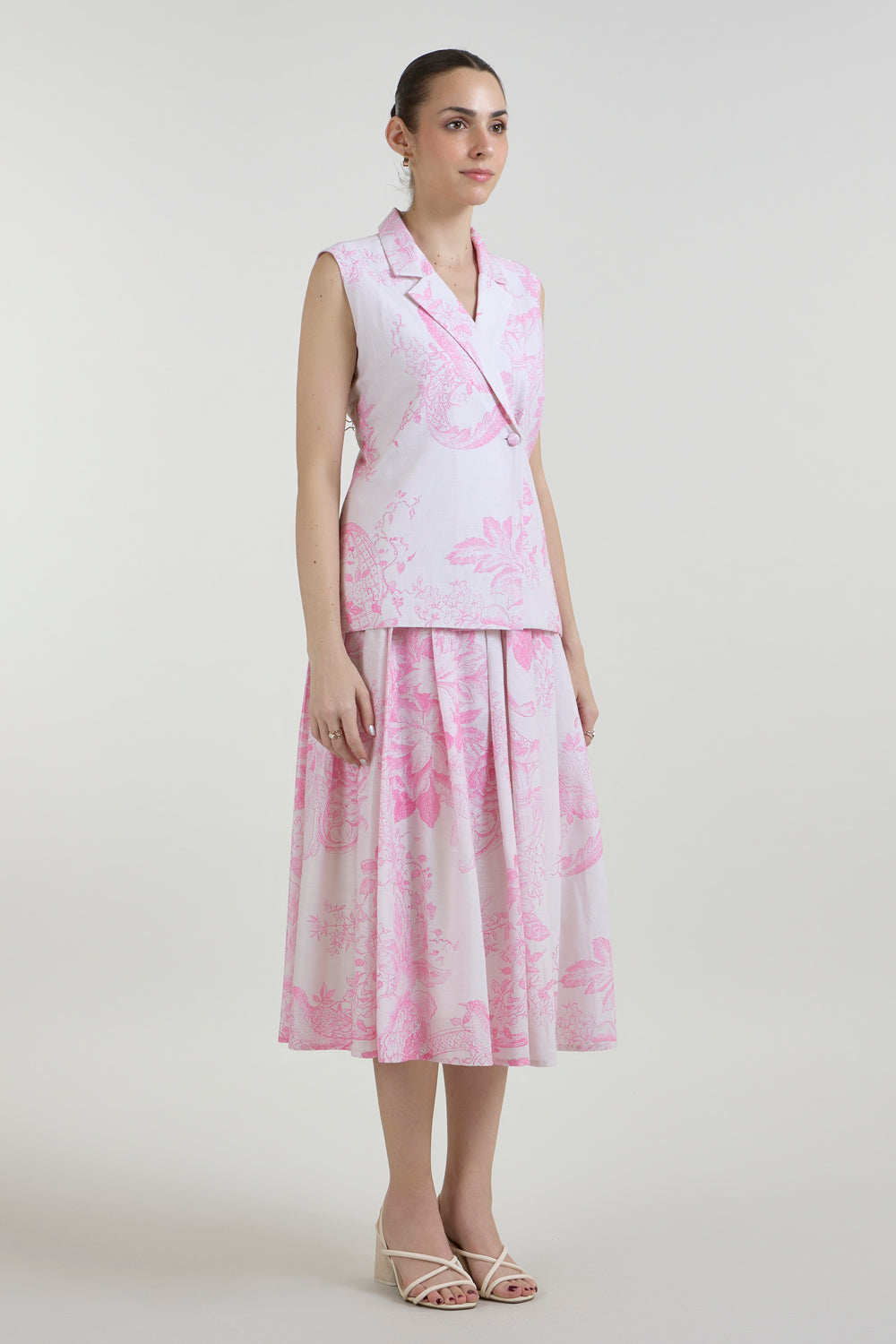 Saachi Bhasin In Our Rosia Blazer Skirt Set