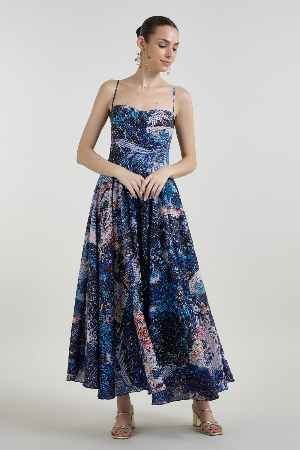 Mosaic Strappy Dress