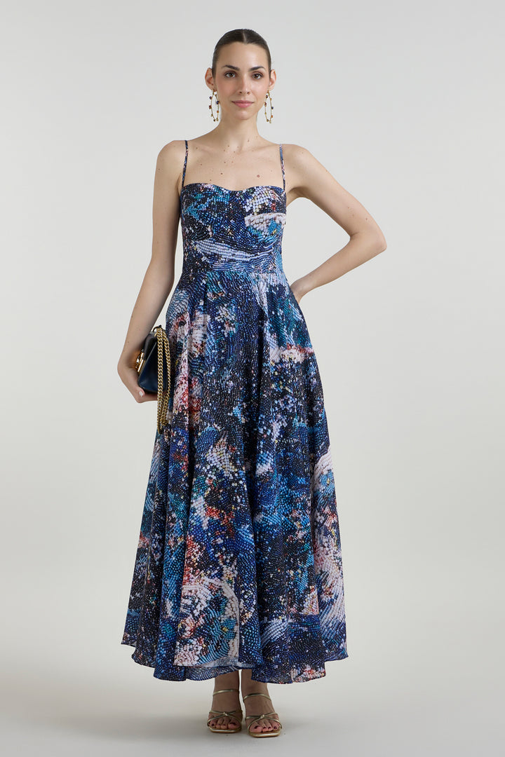 Mosaic Strappy Dress