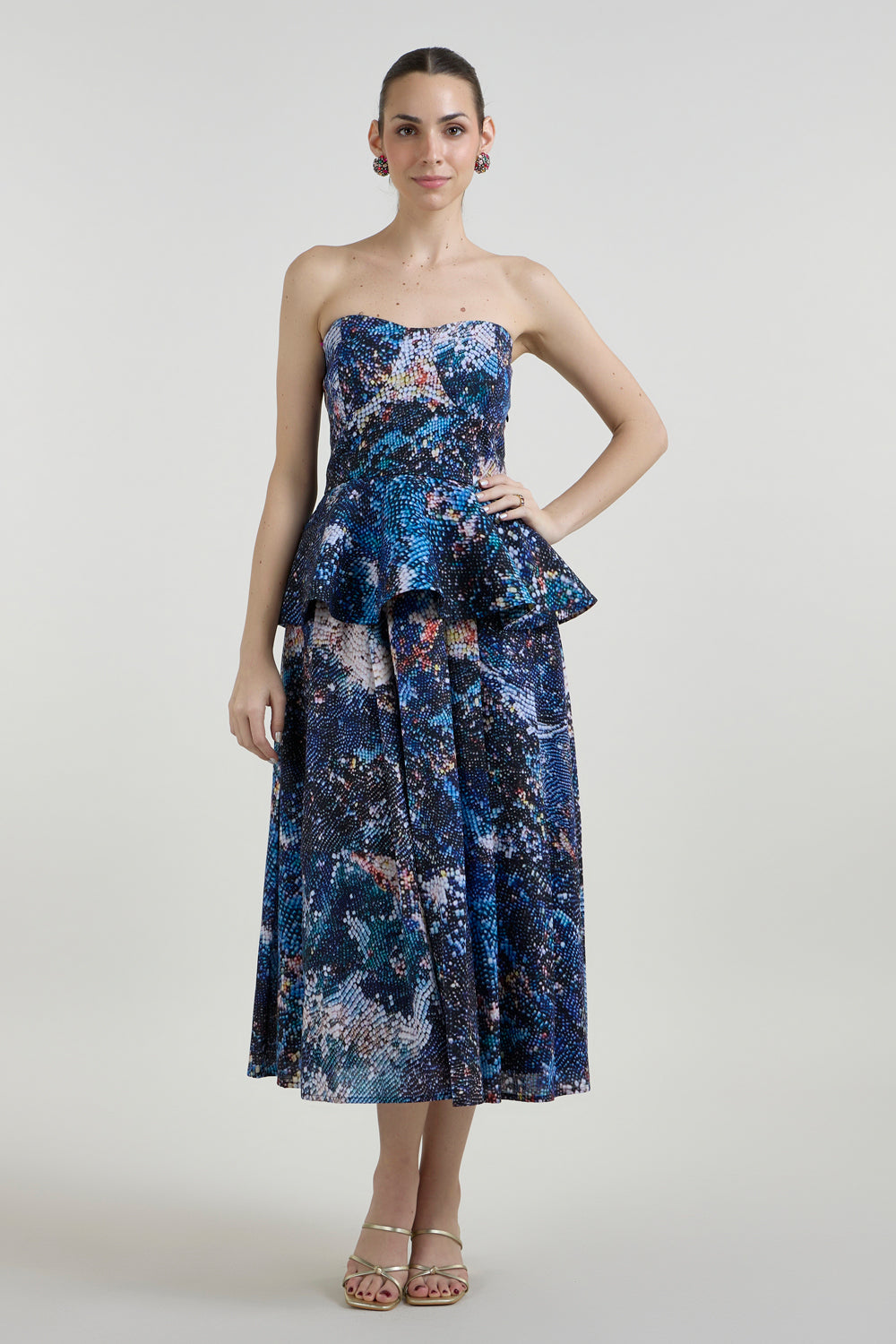 Mosaic Peplum Set