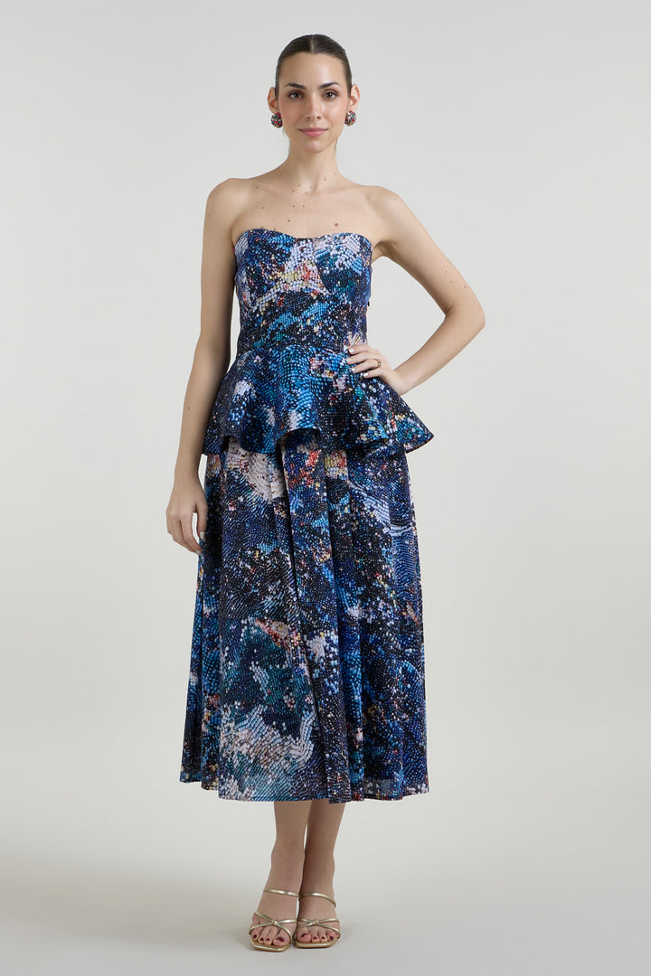 Mosaic Peplum Set
