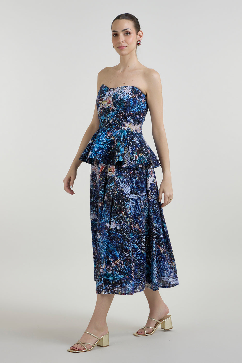 Mosaic Peplum Set