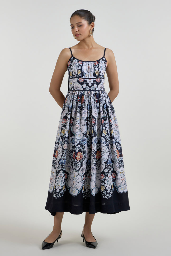 Valerie Strappy Midi Dress