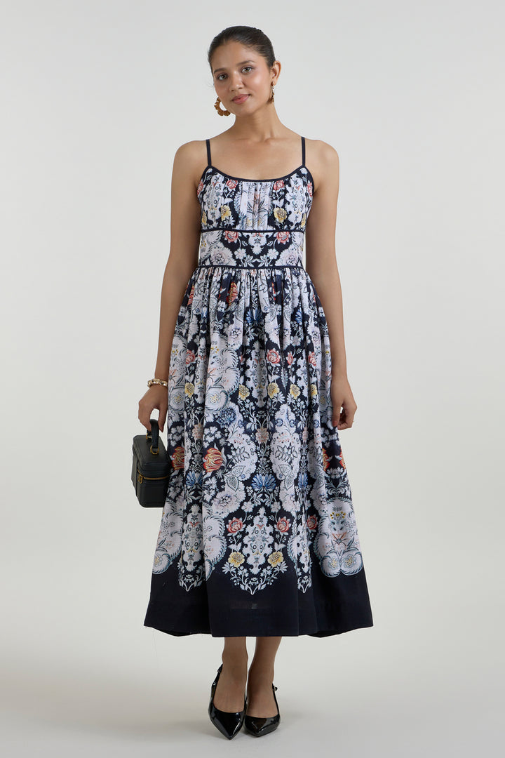 Valerie Strappy Midi Dress